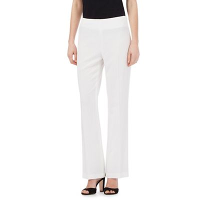 The Collection Petite White straight formal trousers